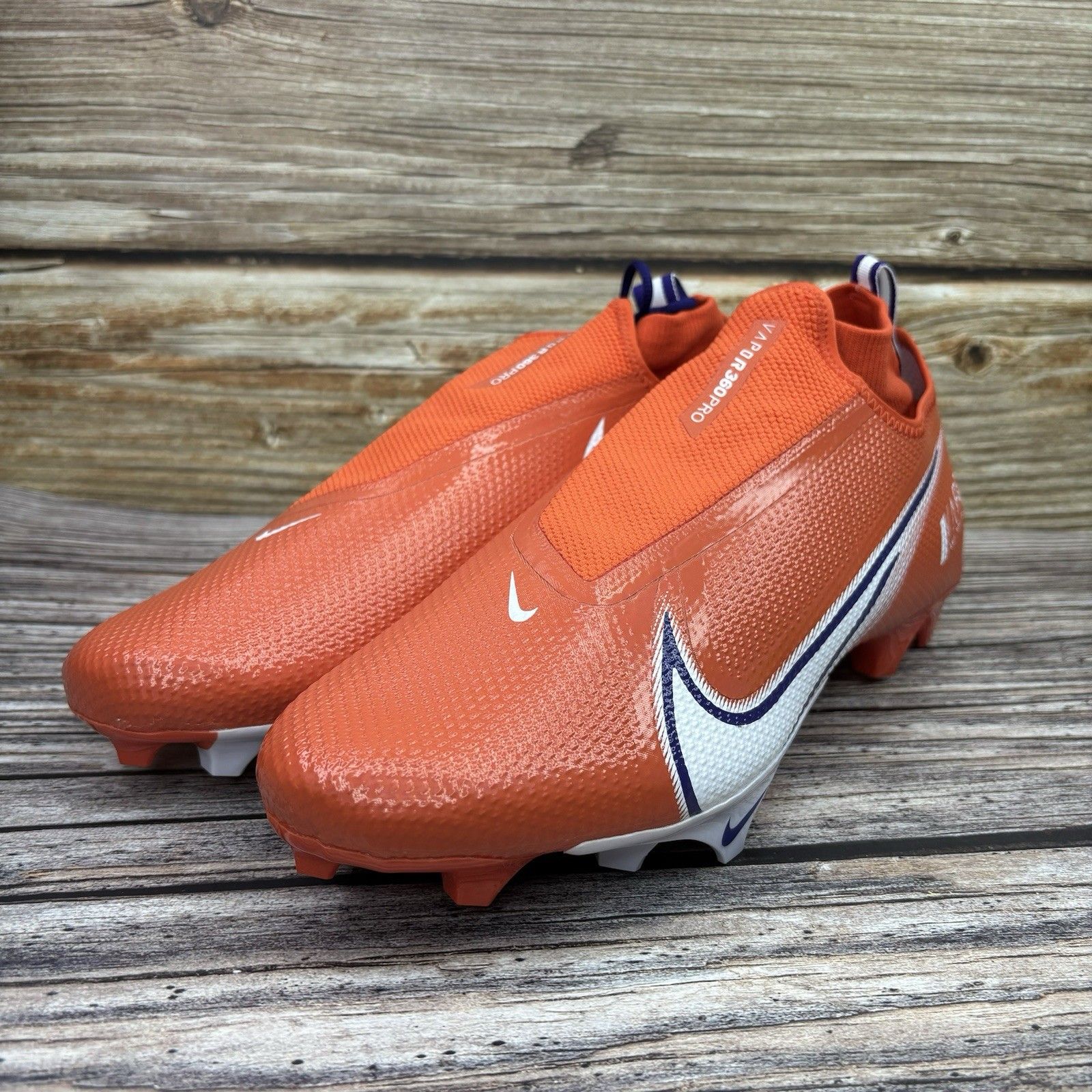 Size 12.5 Nike Vapor Edge Pro 360 Smu P Pe Clemson Football Cleats Cv1678-800